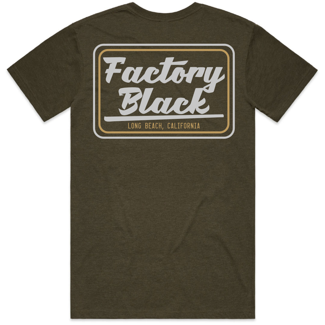 Double Square T-Shirt -Army