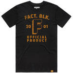 Load image into Gallery viewer, Fact Official Short Sleeved Tee -BLK
