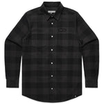 Load image into Gallery viewer, DETROIT Grey and Black Checked Flannel Shirt
