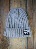 Load image into Gallery viewer, Factory Black Cable Knit Beanie - Light Grey
