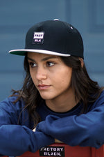 Load image into Gallery viewer, Lil Dipper Black/ Grey Twill Snapback Hat
