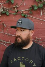 Load image into Gallery viewer, Boss Wool Blend Snapback Hat - Charcoal
