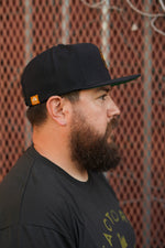 Load image into Gallery viewer, Boss Wool Blend Snapback Hat -Black-GLD

