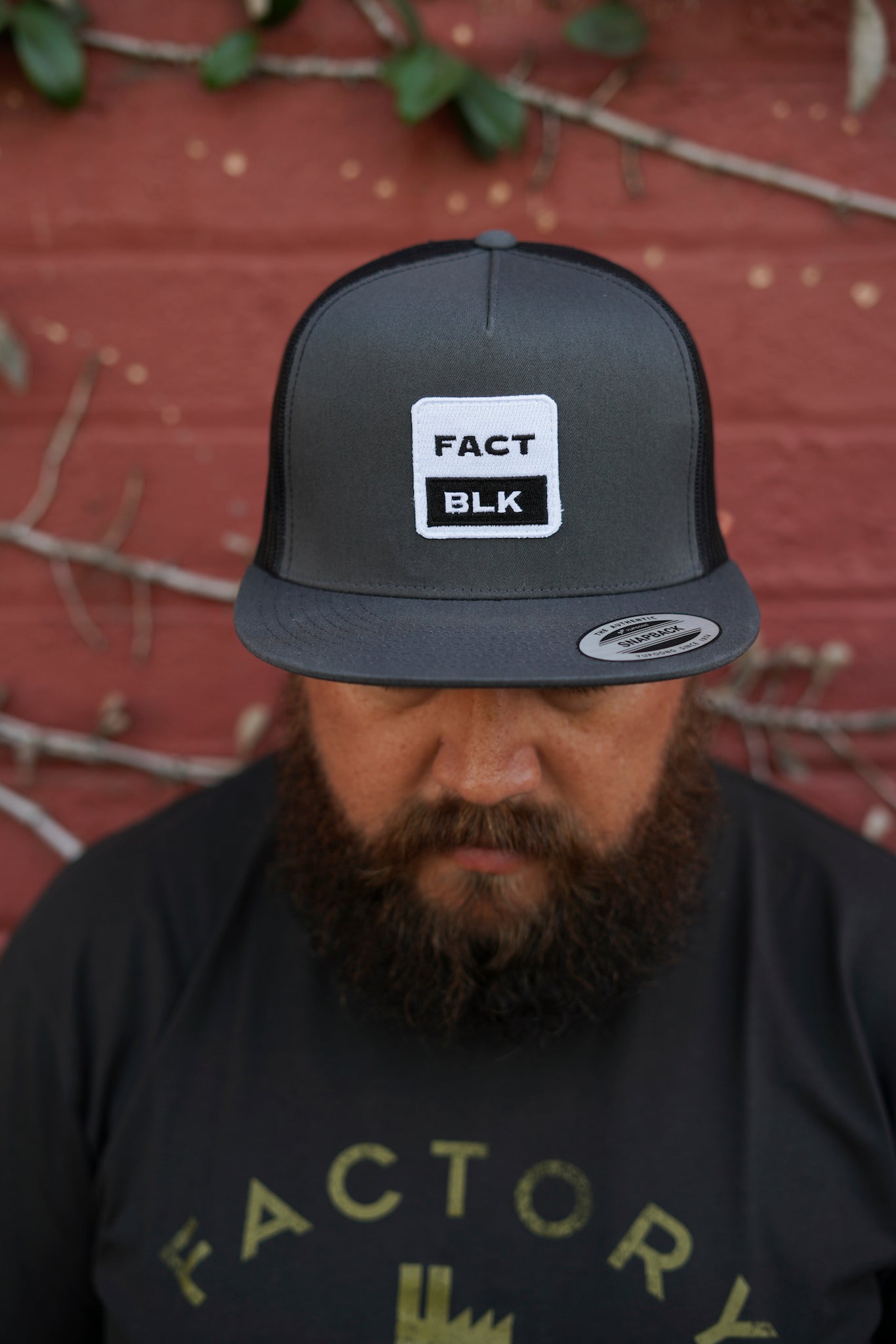 Factory Black "Big Dipper" Charcoal/Black Snapback Hat